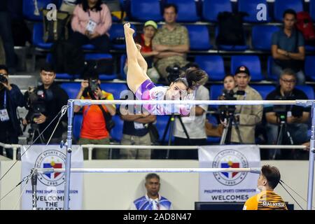 Farah Ann Abdul Hadi of Malaysia during the competition of the final