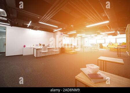 Business people enjoying a break in Modern Office Stock Photo