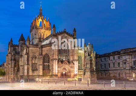 St Giles' Cathedral Edinburgh Royal Mile Stock Photo