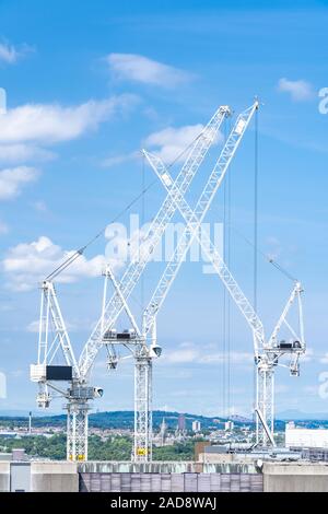 Construction site working Stock Photo