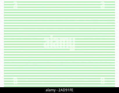 Green continuous stationery paper Stock Photo