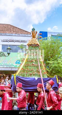 Grebeg Gunungan Crossing Malioboro Street In Yogyakarta. Grebeg ...