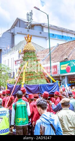 Grebeg Gunungan Crossing Malioboro Street In Yogyakarta. Grebeg ...