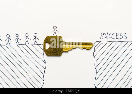 Key to success concept Stock Photo