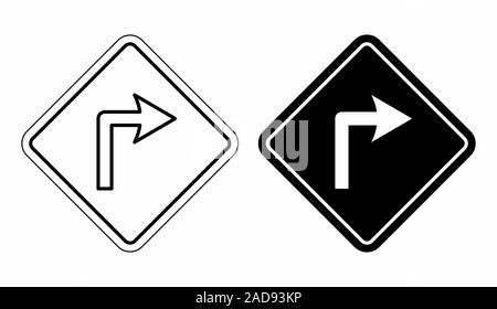 Left sign icons Stock Vector