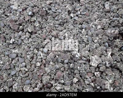 Close-up of a Old lava rocks on the Big Island Hawaii. Stock Photo