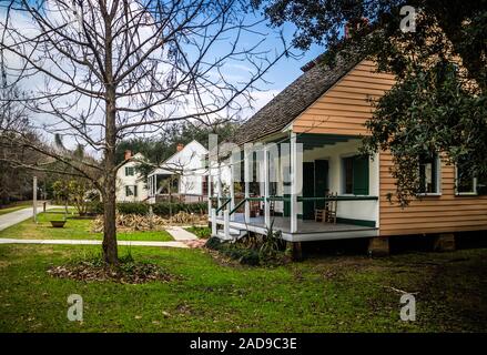 A place of residences in Lafayette, Louisiana Stock Photo