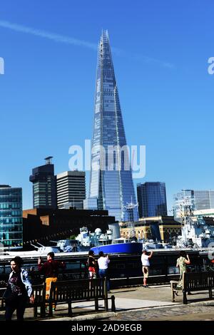 The Shard skyscraper in London, England. Stock Photo