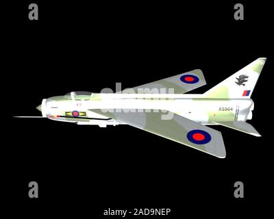 Fighter plane in the sky Stock Photo