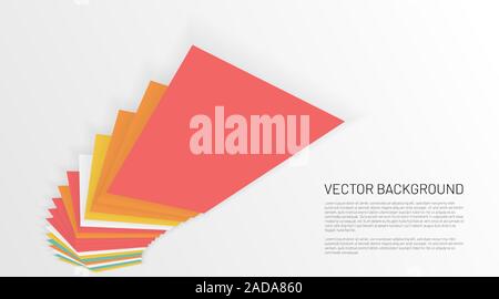 Modern abstract square vector background. The overlapping and simple square design concept paper perspectives. Vector illustrations for wallpapers Stock Vector