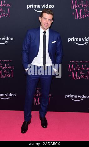 New York, New York, USA. 03rd Dec, 2019. Joel Johnstone attends Amazon Prime Video's 'The Marvelous Mrs. Maisel' season 3 premiere at the Museum of Modern Art on Tuesday, Dec. 3, 2019, in New York. PHoto: Jeremy Smith/imageSPACE/MediaPunch Credit: MediaPunch Inc/Alamy Live News Stock Photo