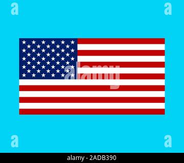 USA Flag. American Flag. Star. Vector illustration. Stock Vector