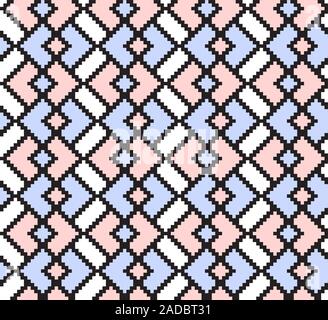 Classic Argyle Seamless Pattern - This is a classic argyle, diamond shape pattern suitable for website resources, graphics, print designs, textile Stock Vector