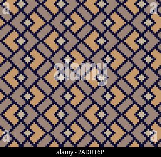 Classic Argyle Seamless Pattern - This is a classic argyle, diamond shape pattern suitable for website resources, graphics, print designs, textile Stock Vector