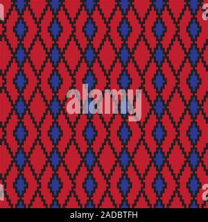 Classic Argyle Seamless Pattern - This is a classic argyle, diamond shape pattern suitable for website resources, graphics, print designs, textile Stock Vector