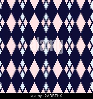 Classic Argyle Seamless Pattern - This is a classic argyle, diamond shape pattern suitable for website resources, graphics, print designs, textile Stock Vector