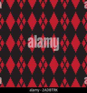 Classic Argyle Seamless Pattern - This is a classic argyle, diamond shape pattern suitable for website resources, graphics, print designs, textile Stock Vector