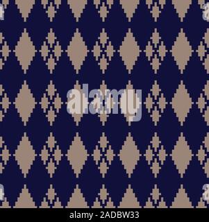 Classic Argyle Seamless Pattern - This is a classic argyle, diamond shape pattern suitable for website resources, graphics, print designs, textile Stock Vector