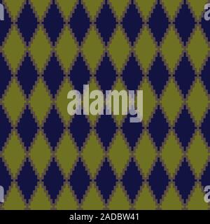 Classic Argyle Seamless Pattern - This is a classic argyle, diamond shape pattern suitable for website resources, graphics, print designs, textile Stock Vector