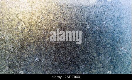 blurred frozen abstract background with sun light behind Stock Photo