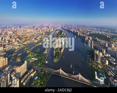 Guangzhou Yin bridge in guangdong province Stock Photo