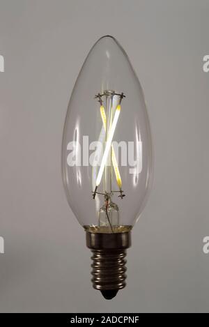 LED (light-emitting diode) light bulb. Stock Photo