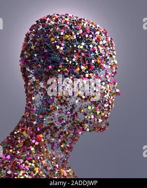 Artificial intelligence, conceptual image. Stock Photo