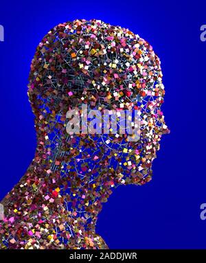 Artificial intelligence, conceptual image. Stock Photo
