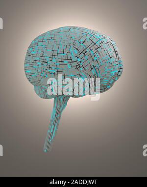 Artificial intelligence, conceptual image. Stock Photo