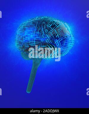 Artificial intelligence, conceptual image. Stock Photo