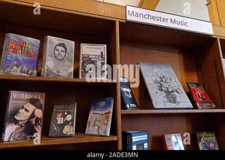 Manchester Music,section of,Manchester Central Library,The Main Library Oxford Road Manchester,North West,England,UK, M13 9PP Stock Photo