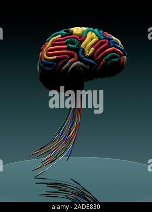 Artificial intelligence, conceptual image. Stock Photo
