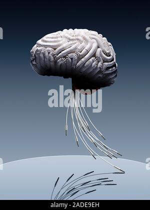 Artificial intelligence, conceptual image. Stock Photo