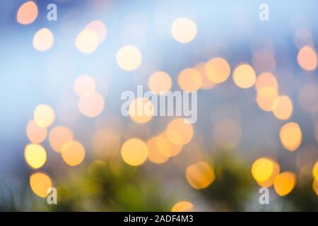 Blurred abstract background lights, beautiful Christmas. Stock Photo