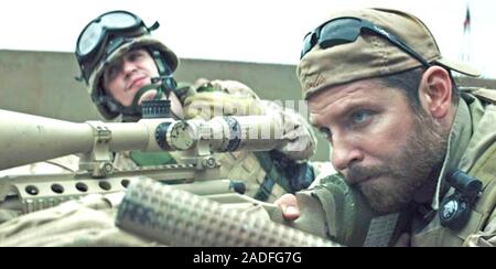 AMERICAN SNIPER 2014 Warner Bros film with Bradley Cooper Stock Photo