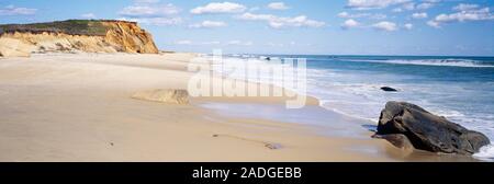 Rocks on the beach, Lucy Vincent Beach, Chilmark, Martha's Vineyard, Massachusetts, USA Stock Photo