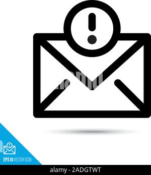 Message Alert , Notification Icon Stock Vector Image & Art - Alamy