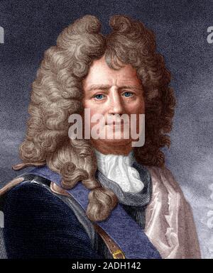Sebastien le Prestre de Vauban (1633-1707), French military and civil engineer. Vauban specialised in designing fortifications. A noticeable example o Stock Photo