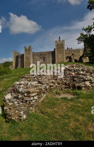 Framlington Framlington Castle. Suffolk, East Anglia, England. UK Stock Photo - Alamy