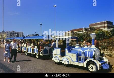 The Land train, Bournemouth, Dorset, England, UK. Circa 1980's Stock Photo