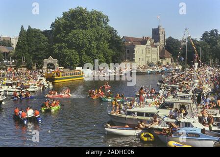 The Maidstone River Festival, Kent, England, UK. Circa 1980's Stock Photo