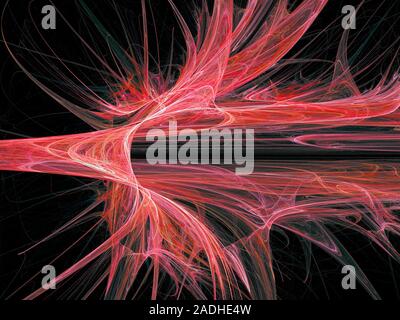 Stroke, conceptual computer artwork. This could represent a blood vessel bursting in the brain. Stock Photo