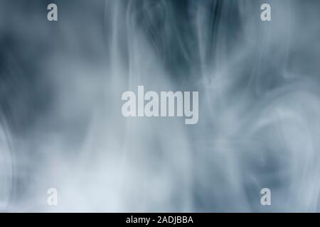 smoke on dark background, smoky background texture Stock Photo