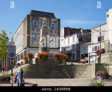 CHEPSTOW, UK - CIRCA SEPTEMBER 2019: View of the city of Chepstow Stock Photo