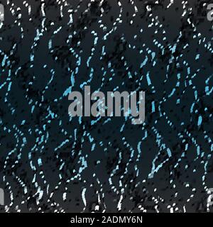 Wavy ombre techno mess water techno pattern Stock Vector