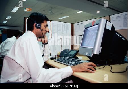 Call centre. Stock Photo