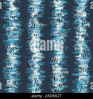 Wavy ombre techno mess water stripe pattern Stock Vector