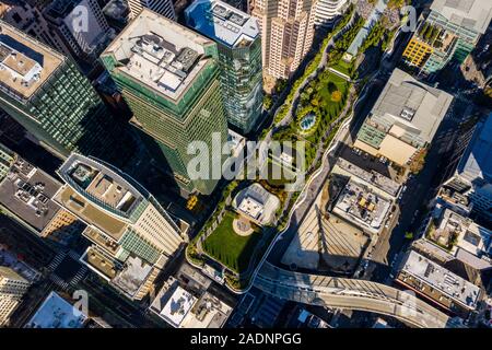 Salesforce Park, Transbay Transit Center, San Francisco, CA, USA Stock Photo