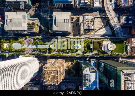 Salesforce Park, Transbay Transit Center, San Francisco, CA, USA Stock Photo