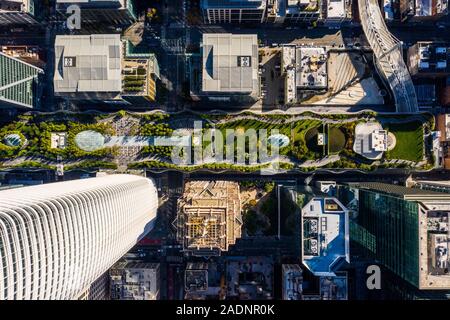 Salesforce Park, Transbay Transit Center, San Francisco, CA, USA Stock Photo